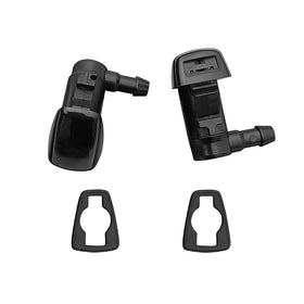 AMFRNE closeup of two-hole fan pattern nozzles for wider coverage