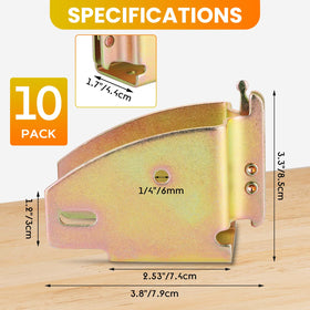 AMGSH close-up of spring-locking mechanism demonstrating quick tool-free installation benefit