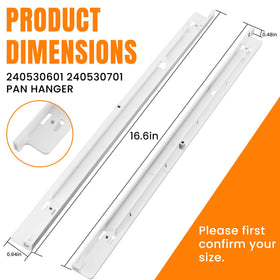 AMI PARTS close-up of left hanger profile demonstrating durable fit and strength