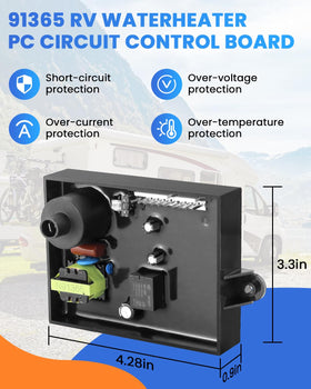 AMI PARTS control board close-up showing connectors and durability benefits