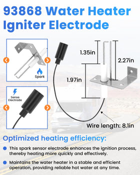 AMI PARTS igniter electrode close-up highlighting reliable ignition restoration