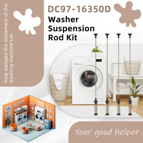 AMI PARTS suspension rods installed on washer tub stabilizing drum