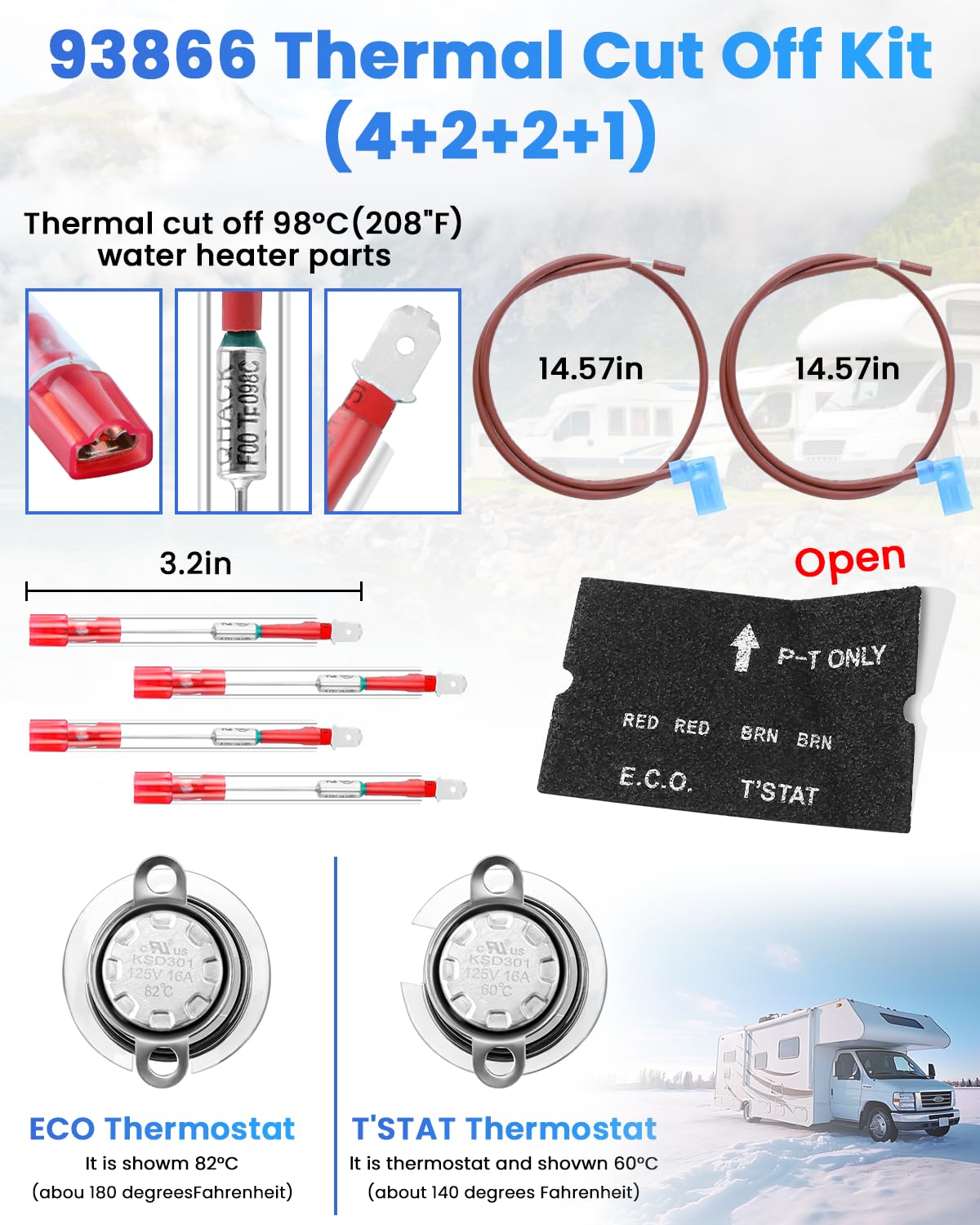 AMI PARTS thermal cut-off assembly detail illustrating safety replacement benefit