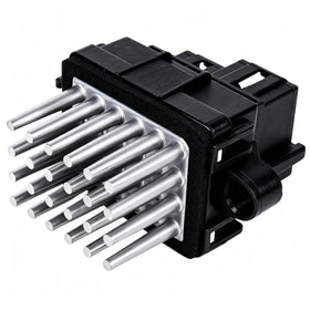 AMICAREP blower resistor front view showing mounting tabs and housing for an easy replacement