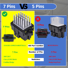 AMICAREP blower resistor on workbench with tools illustrating straightforward installation
