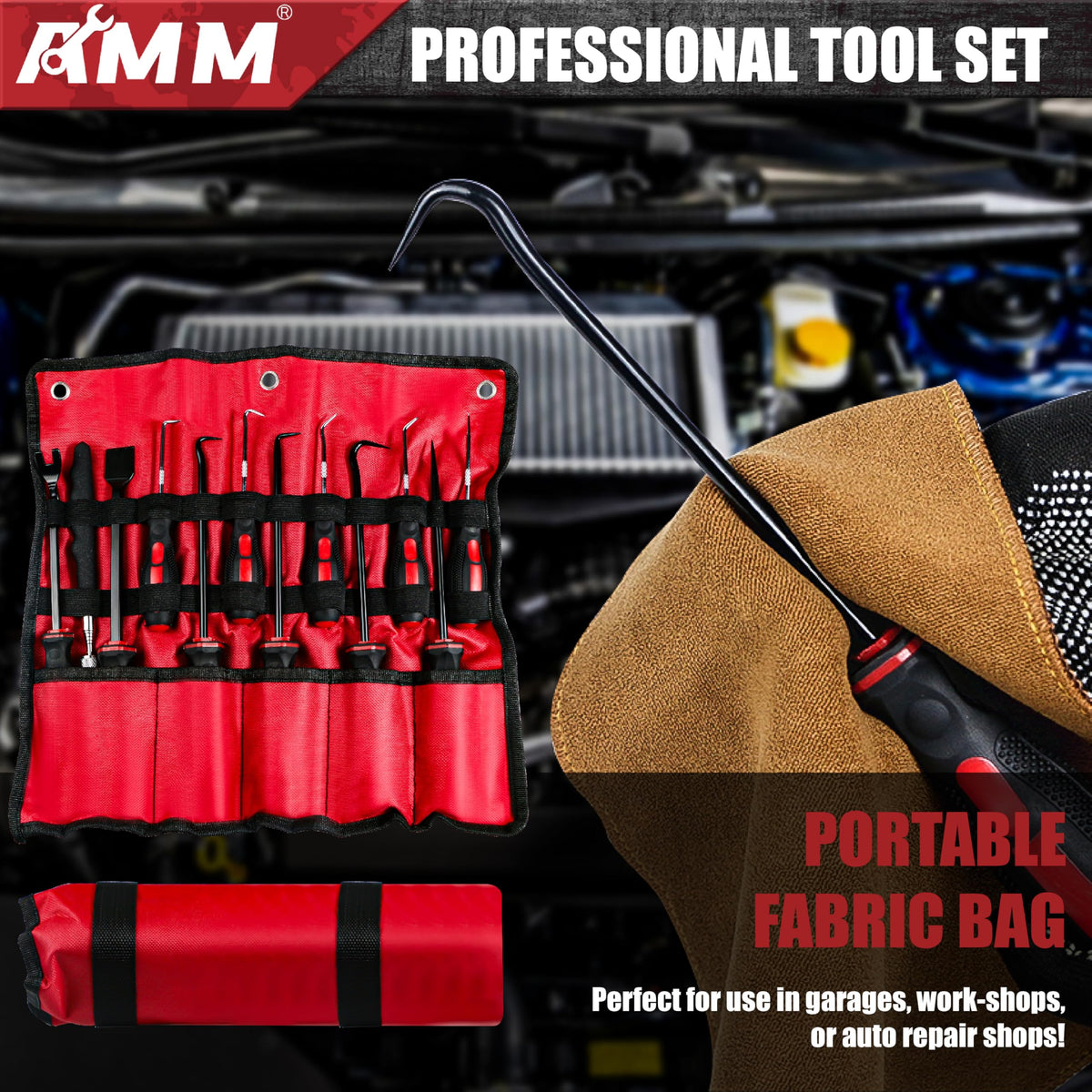 AMM flat shovel and staple remover showing scraping and extraction benefit