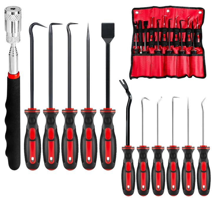 AMM front layout of 12PCS kit showing all tools for versatile repairs