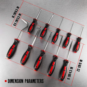 AMM detailed view of varied pick tips offering precision for seals and O‑rings