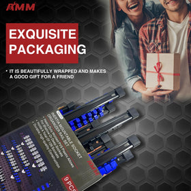 AMM workbench scene with rails in use to speed tool selection and reduce clutter
