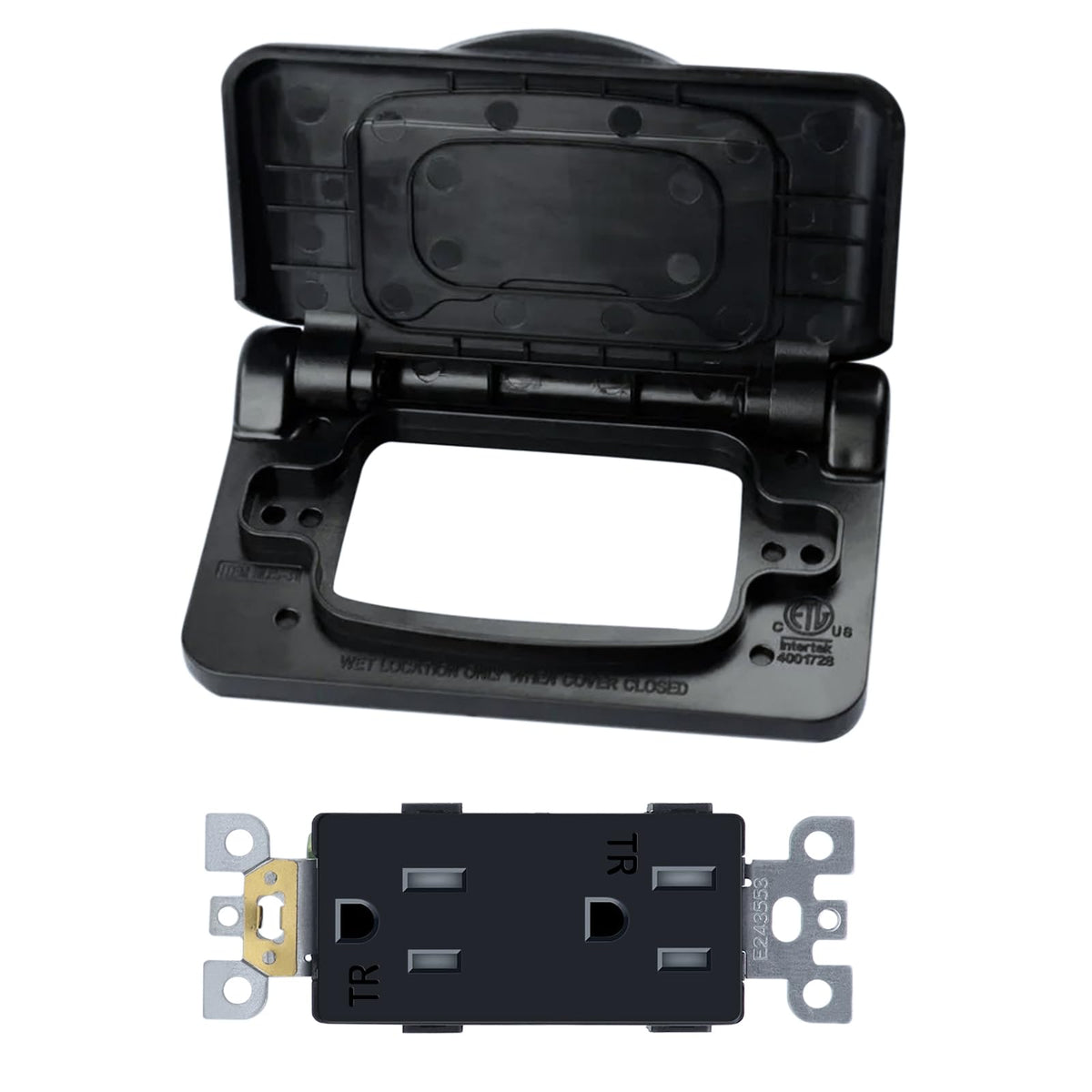 AMOMD side view of wiring terminals enabling quick push-in or screw connections