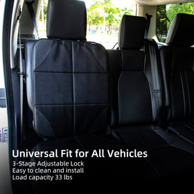 Amooca size comparison with seat and tape measure showing coverage