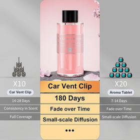 Amor Lyris bottle fitted into diffuser demonstrating easy installation benefit