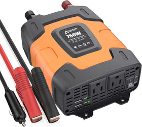 Ampeak inverter front panel showing outlets and controls for reliable power