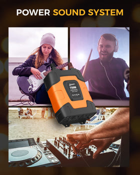 Ampeak replaceable external fuses visible for easy overcurrent protection