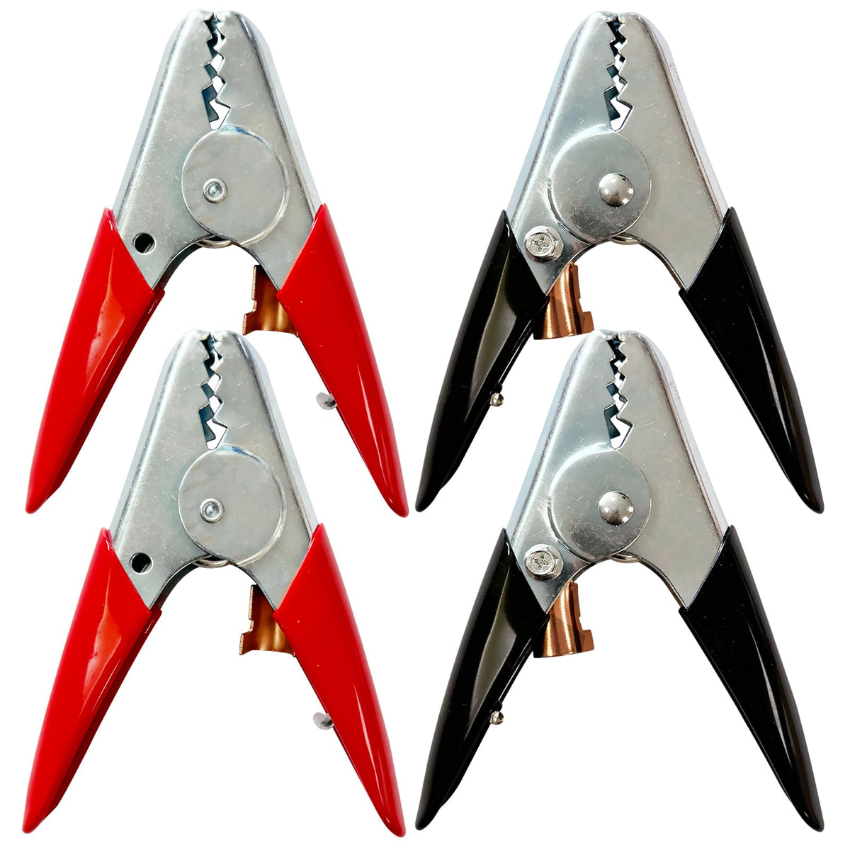 Ampper clamps in car trunk rescue scene showing reliable jump-start readiness