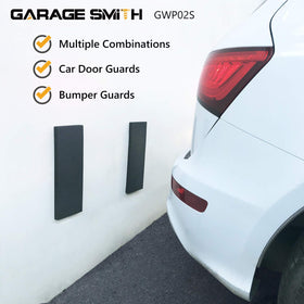 AMPULLA protector applied on garage wall preventing car door scuffs in use