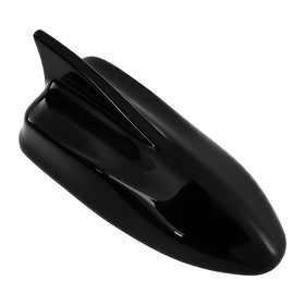 AMSPRAC front view of shark fin cover showing glossy black finish and seamless look