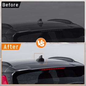 AMSPRAC installed on Kona roof showing a restored factory-style antenna appearance