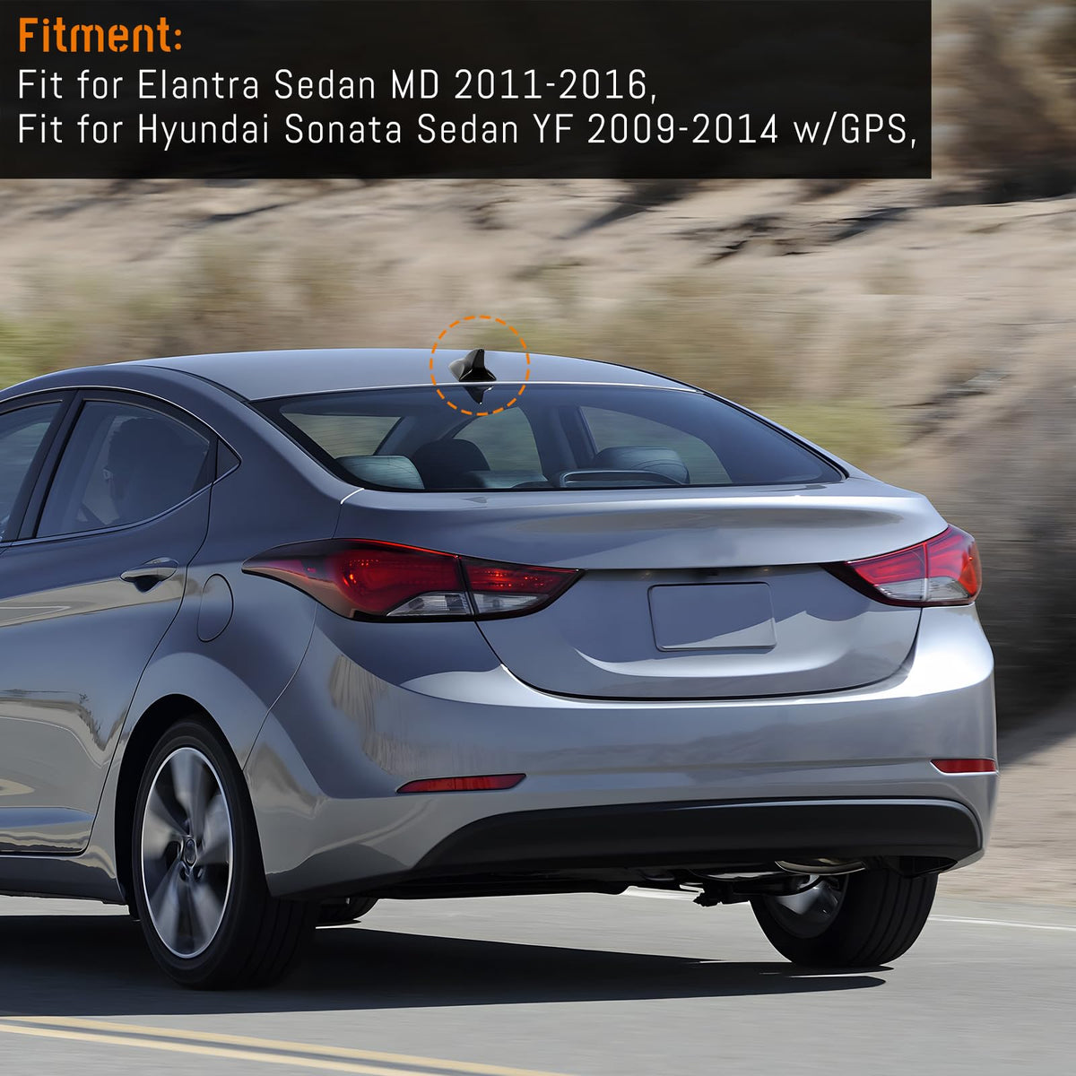 AMSPRAC shark fin side profile highlighting aerodynamic shape and sleek styling
