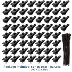 AMURS bundle of 200 plastic cable ties for versatile fastening and repairs