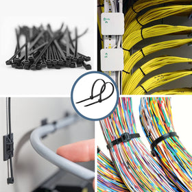 AMURS complete combo kit laid out to display all clips and cable tie contents