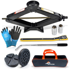 AMVIA front packaging showing full jack kit and organized layout benefit easy identification