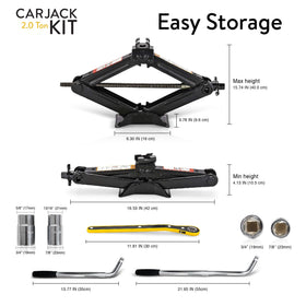AMVIA heavy-duty storage bag inside trunk for compact, protected tool storage