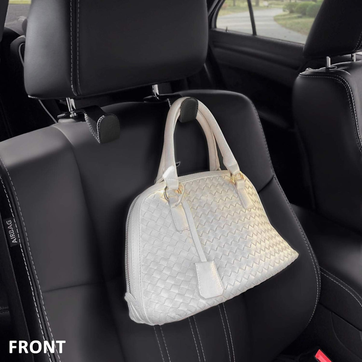 AMVOYOA leather texture close-up highlighting soft finish and scratch protection
