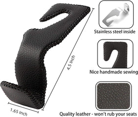 AMVOYOA size comparison beside a car seat showing compact profile and unobtrusive fit