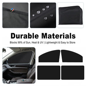 AMZAUTO folded panels stored flat saving space in trunk