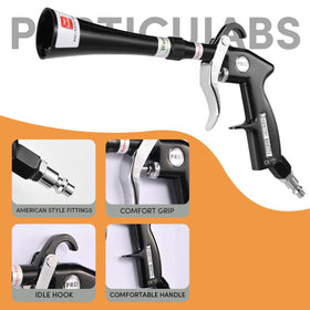 ANABIUP removing dust from engine bay highlighting high-pressure lifting power