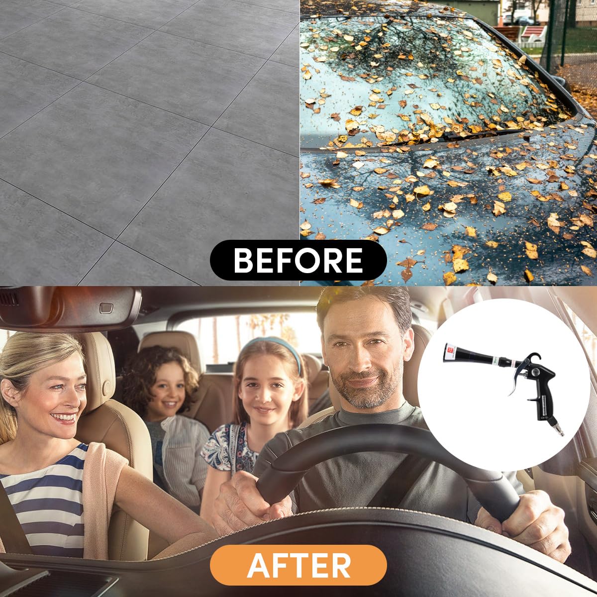ANABIUP soft-bristle brush attachment protecting surfaces while lifting dirt