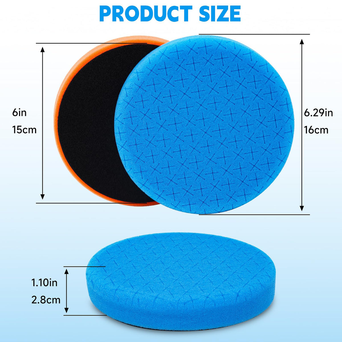 ANAHAF close-up foam pad texture showing pore structure for controlled cutting