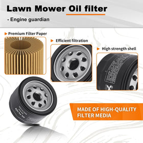ANAHAF oil filter installed on a Kawasaki engine for reliable protection