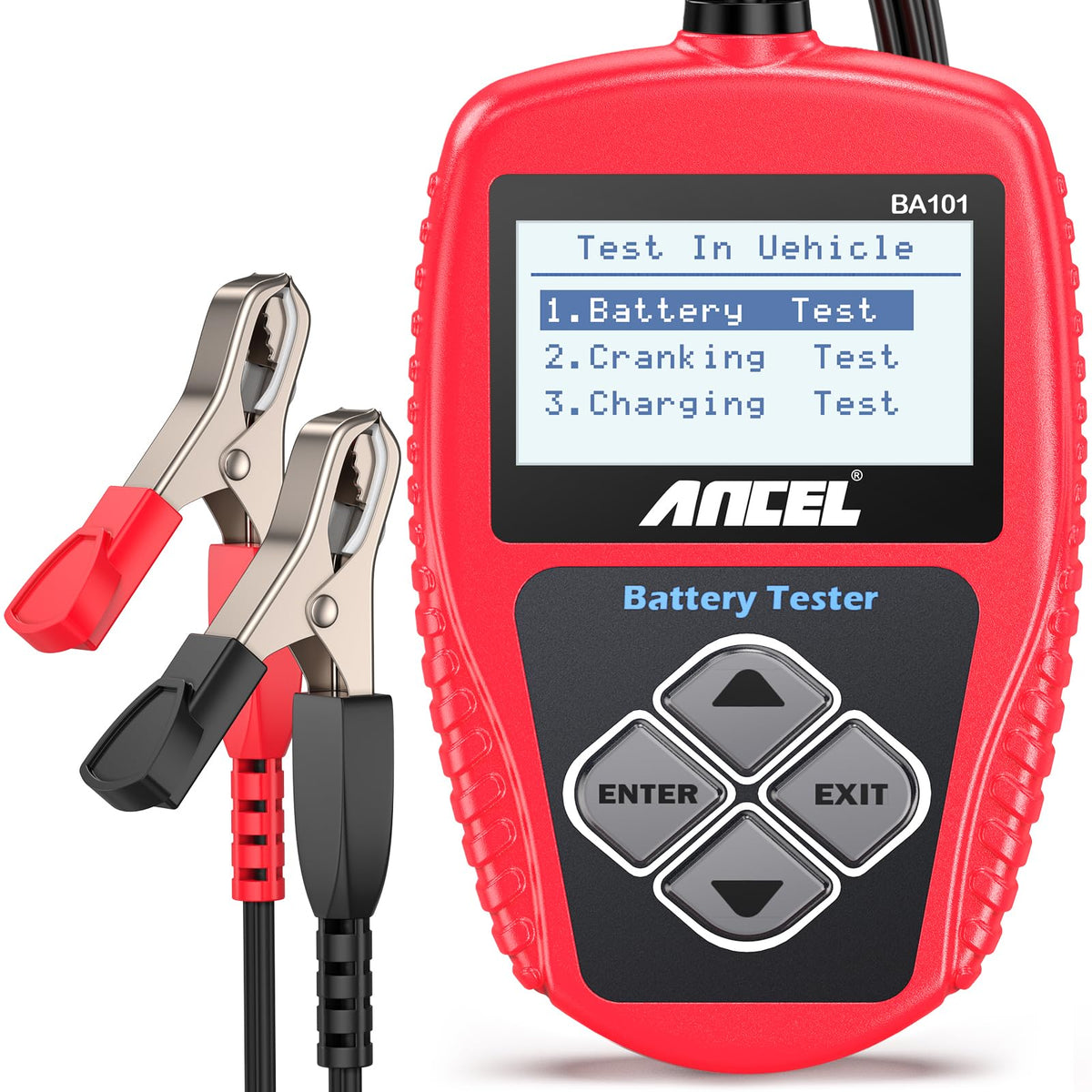 ANCEL BA101 front panel view showing controls and display for fast diagnosis
