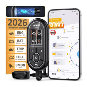 ANCEL BD310 front view showing device and ports for quick on-car diagnostics