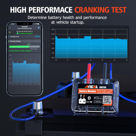 Adhesive-backed ANCEL BM200 mid-install demonstrating easy one-time setup advantage