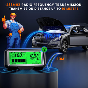 ANCEL BM200 PRO display on dashboard, brand giving convenient cabin monitoring