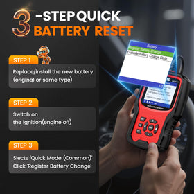 ANCEL BM700 PRO performing battery registration on BMW, simplifies replacement coding