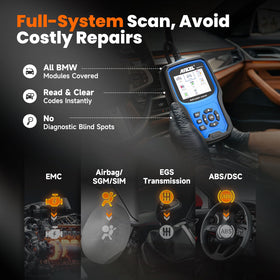 ANCEL BM700 PRO live-data display streaming coolant and fuel info, early issue detection benefit