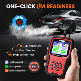 ANCEL BM700 PRO plugged into vehicle OBD port, enables instant on-vehicle diagnostics