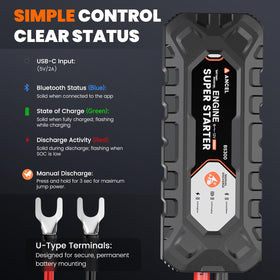 ANCEL BS300 retail packaging and manual showing ready-to-install convenience benefit