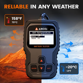 ANCEL BT310 with manual and packaging showing ready-out-of-box use