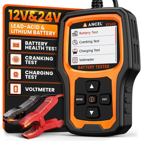 ANCEL BT410 front display showing diagnostic result for quick decisions