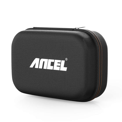 ANCEL front view of hard EVA case showing compact protection and easy transport