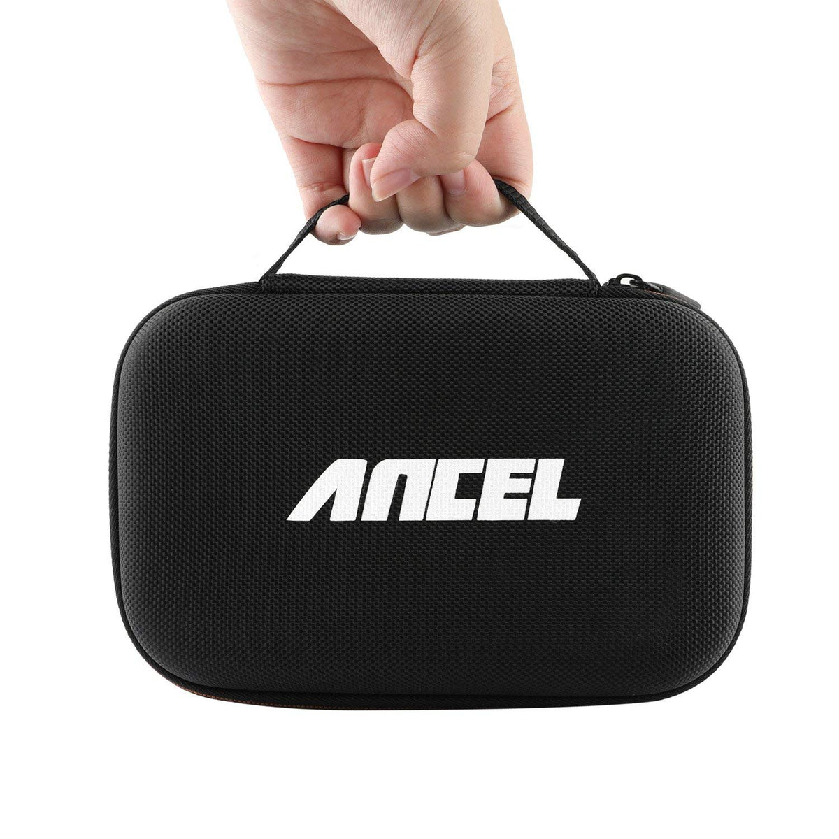 ANCEL reinforced zipper and ergonomic handle detail for secure, comfortable carry
