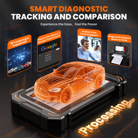 ANCEL DS500 Elite performing an active test to actuate vehicle component