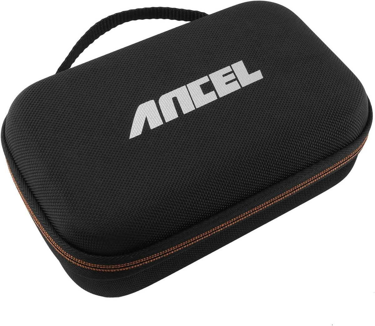 ANCEL front closed case showing compact protection and easy grab handle
