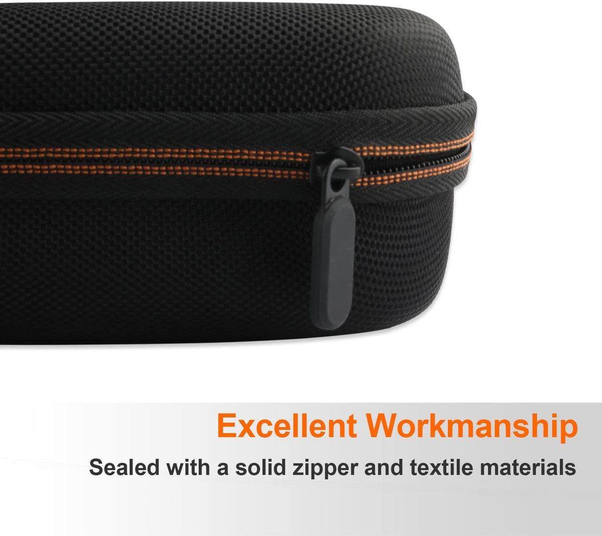 ANCEL interior with three compartments keeping scanner and cables organized
