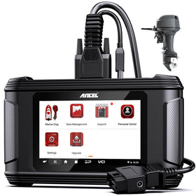 ANCEL MR500 front view showing rugged housing and screen for durable diagnostics